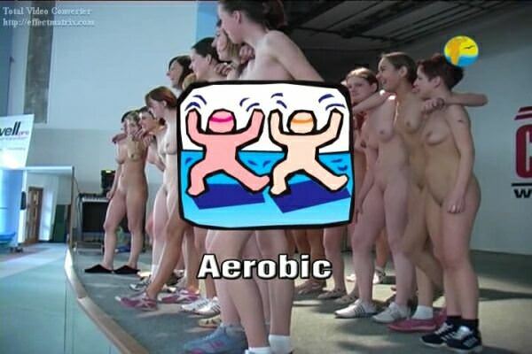 Aerobic - Rodzinny nudyzm wideo DVD na siłowni | Family nudism DVD video in the gym Aerobic - Rodzinny nudyzm wideo DVD na siłowni | Family nudism DVD video in the gym