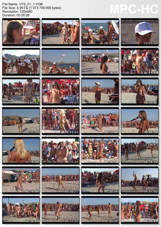 Konkurs piękności nudyzm wideo na plaży (part 2) | Video nudism Beauty Contest on the beach